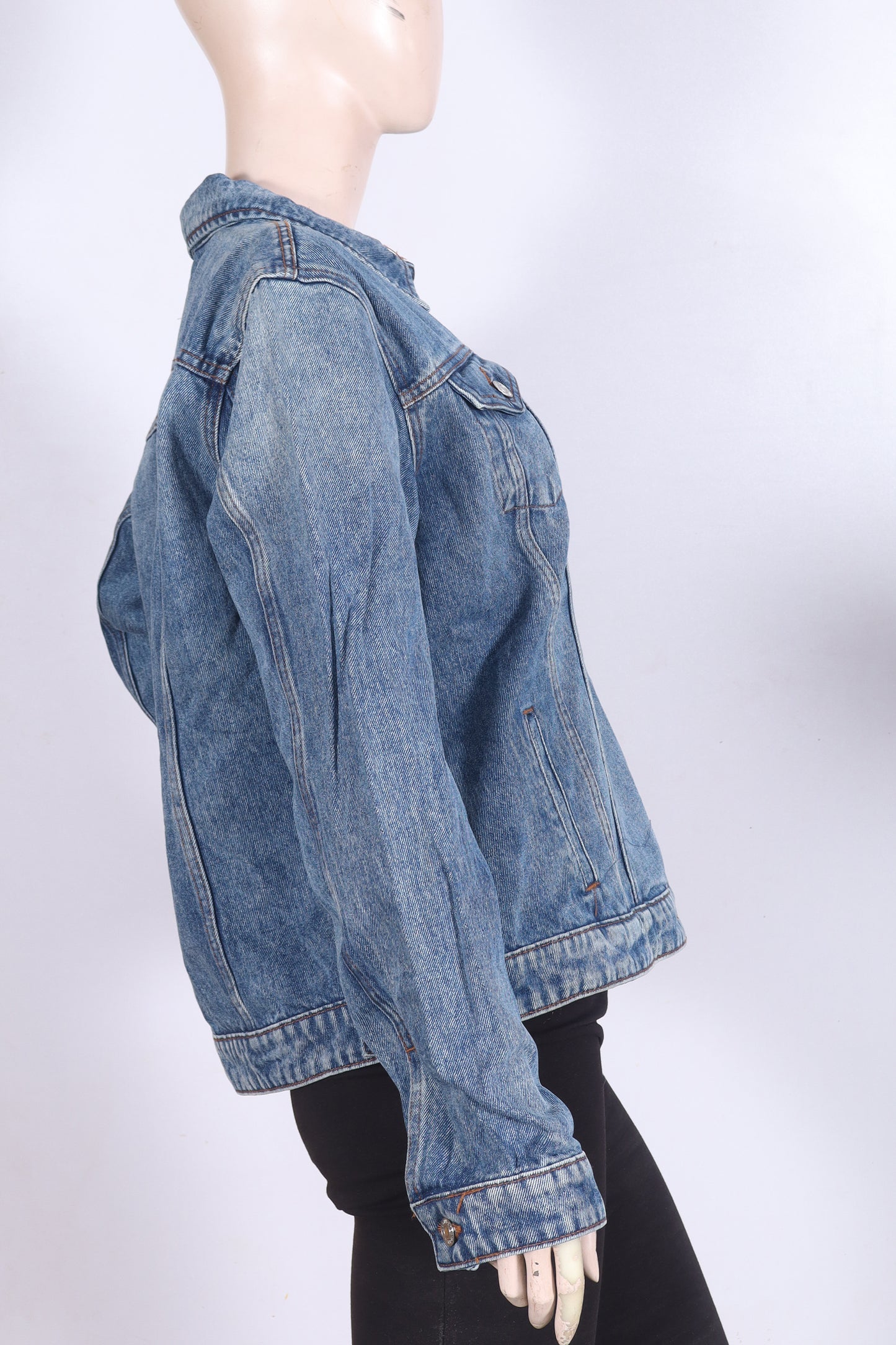 Classic Mid-Wash Denim Jacket