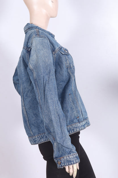 Classic Mid-Wash Denim Jacket