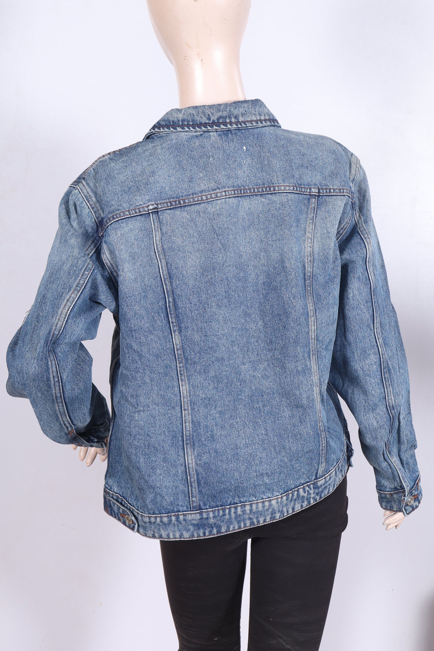 Classic Mid-Wash Denim Jacket