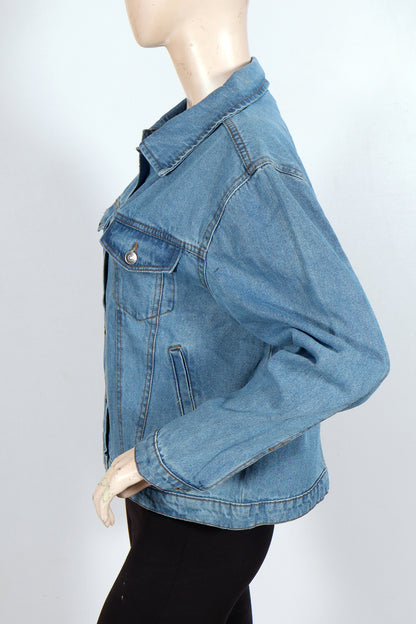 Classic Mid-Wash Denim Jacket