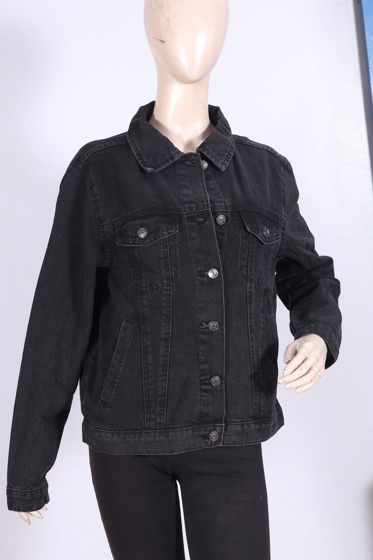 Classic Black Denim Jacket