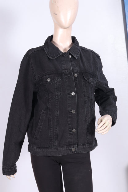 Classic Black Denim Jacket