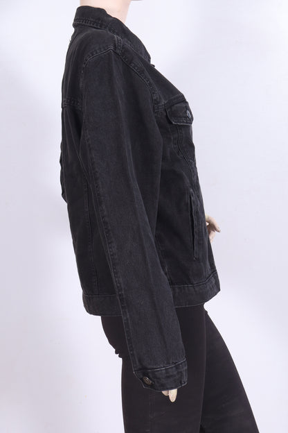 Classic Black Denim Jacket