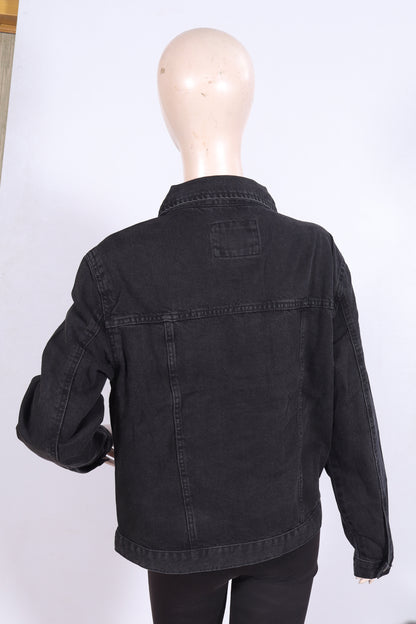 Classic Black Denim Jacket