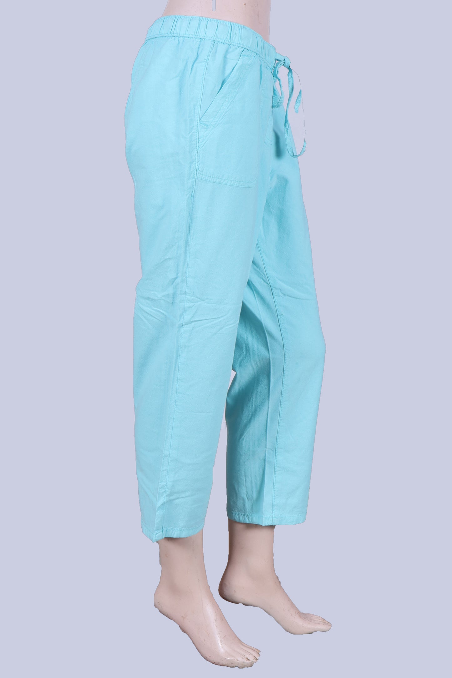 Women’s Casual Capri Pants – Light Blue
