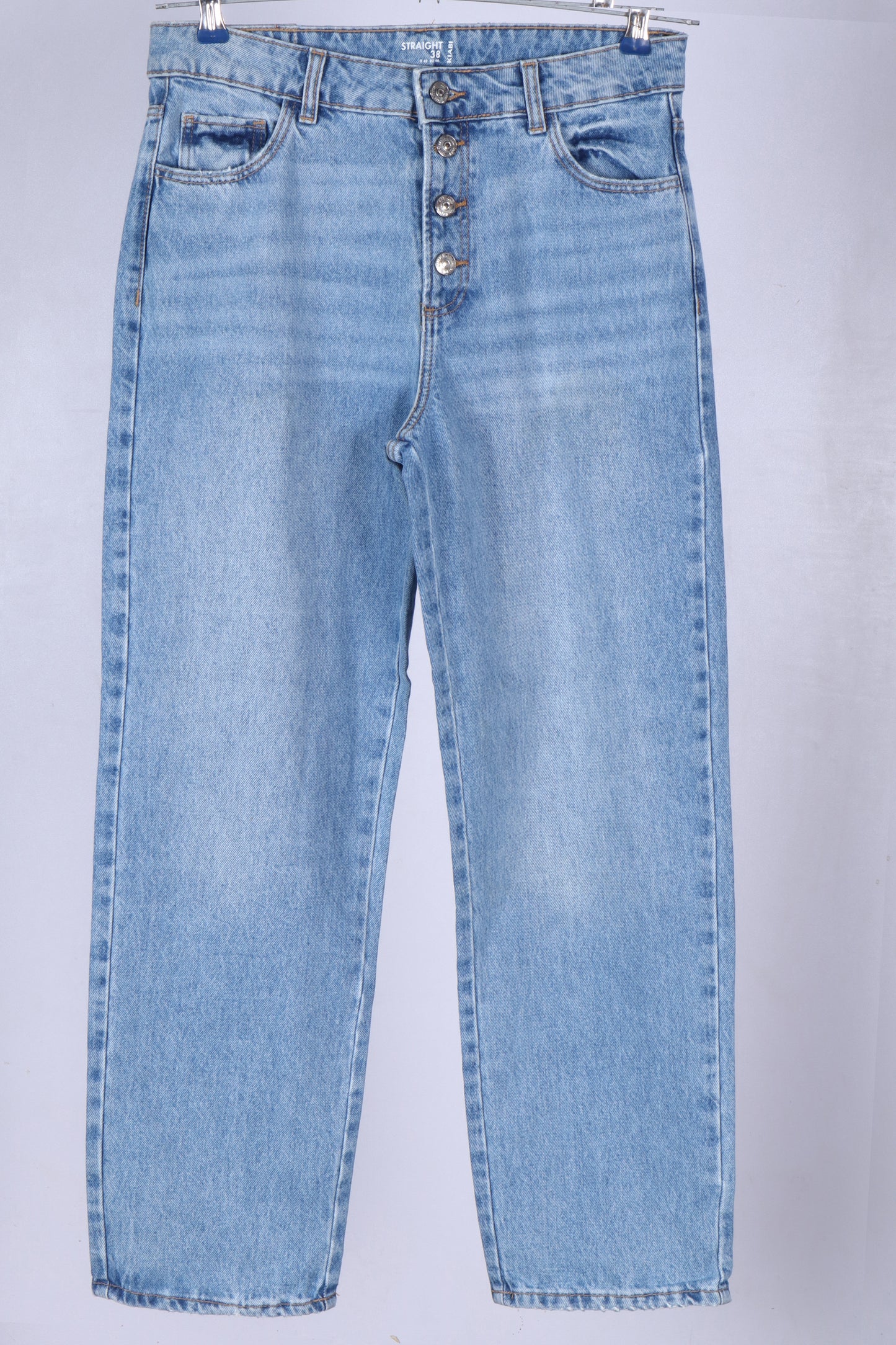 Mom's button-up stone washed  jeans
