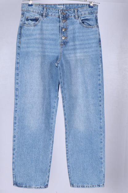 Mom's button-up stone washed  jeans