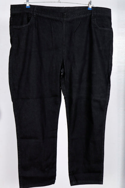 Women's Plus Size Comfort Waist Pull-On Denim Jeggings – Dark Wash