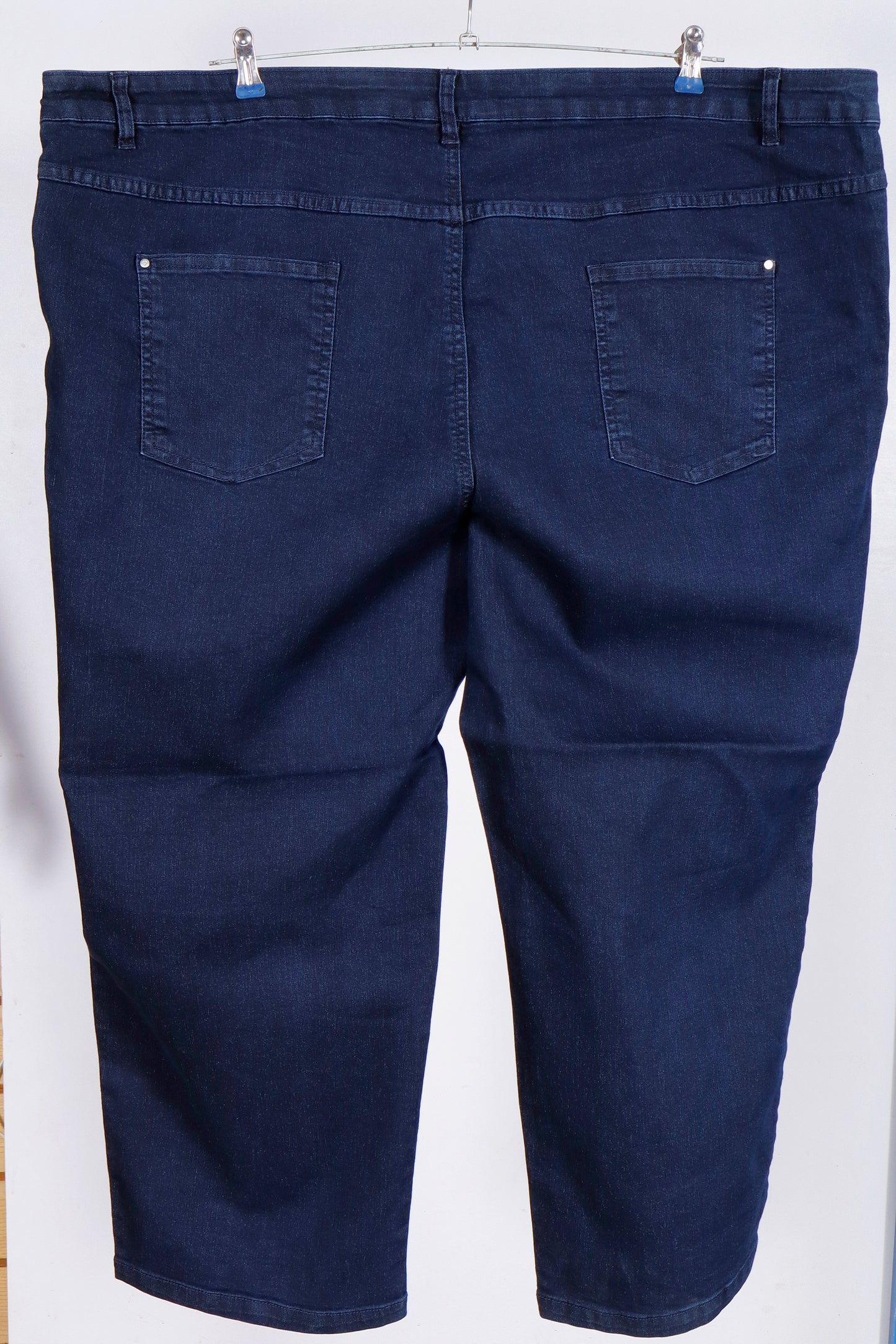 Classic Dark Wash Straight-Leg Jeans