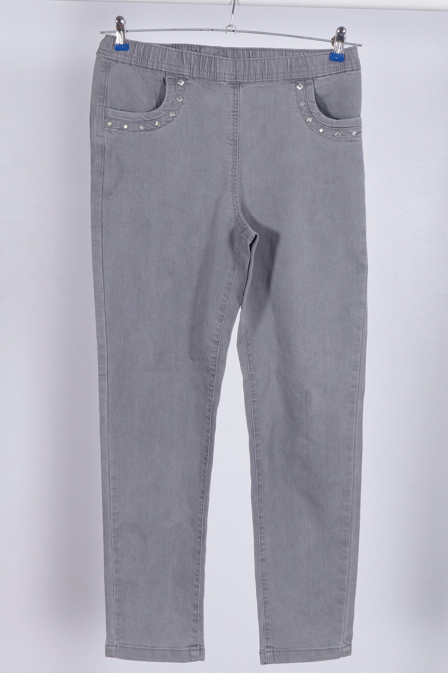 Women’s Grey High-Waisted Jegging-Style Trousers Minor defect