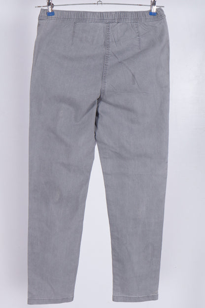 Women’s Grey High-Waisted Jegging-Style Trousers Minor defect