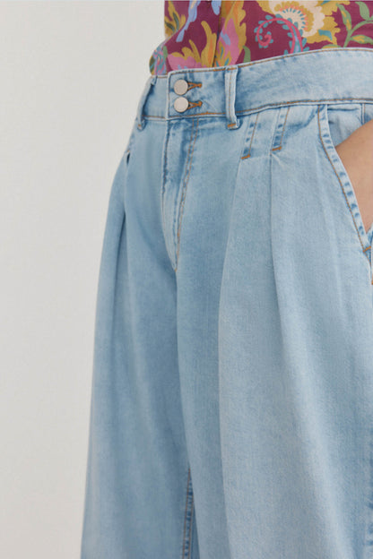 Jeans wide leg full length