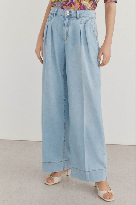 Jeans wide leg full length