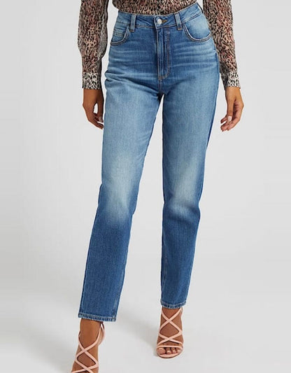 Mom Fit Denim Pants