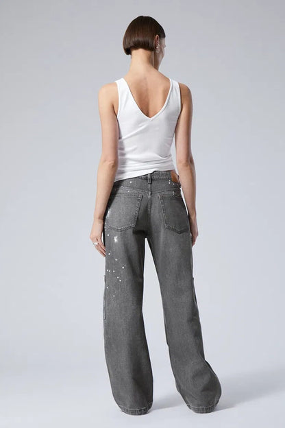 WEEKDAY Pant/Wide Leg Denim Pant