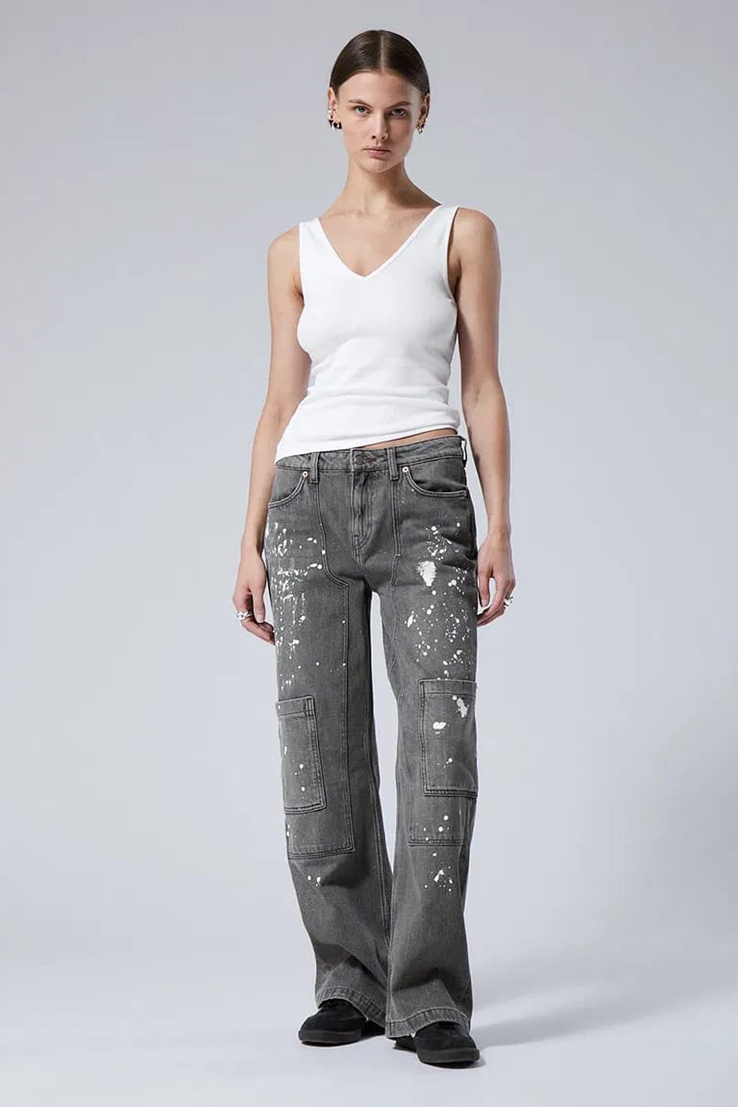 WEEKDAY Pant/Wide Leg Denim Pant
