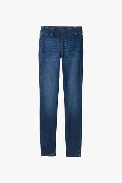 TTKATE Skinny Pull-on jeans rinsed blue denim