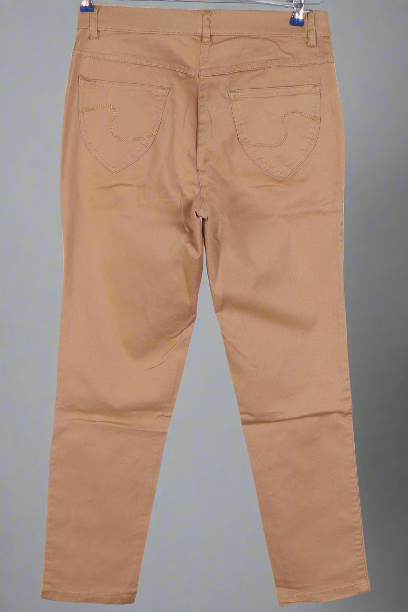 Women's Cotton Stretch Jegging – Camel Brown