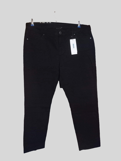 Power stretch Cotton Denim Straight Pants