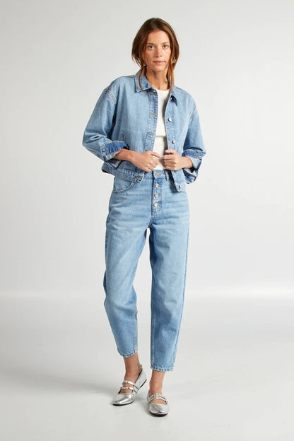 Barrel jeans - BLUE
