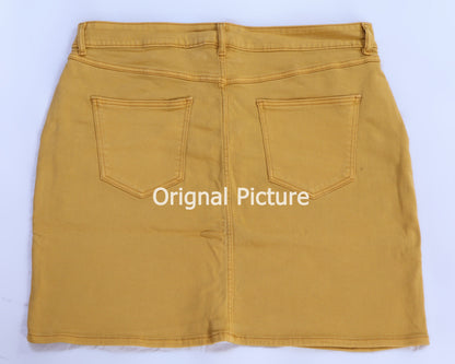 Cargo Style denim skirt