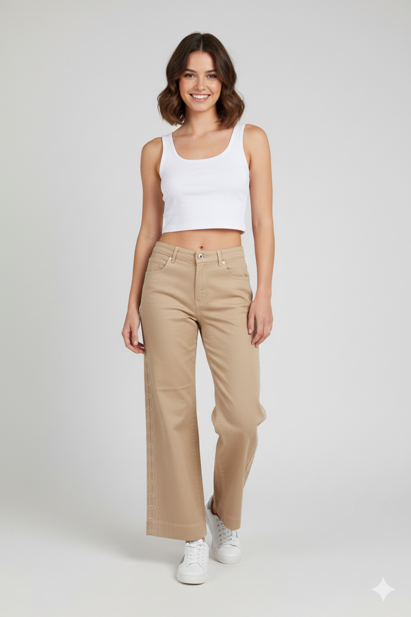 Women's wide-leg trousers