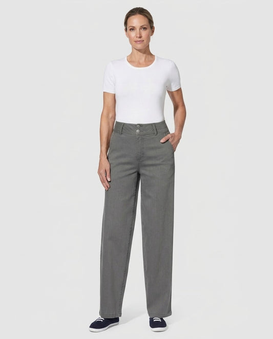 The Essential Wide-Leg Pants Grey