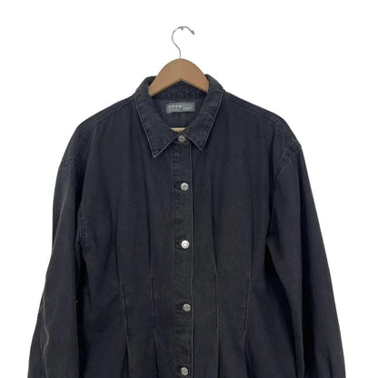 Premium Black Denim Tunic Shirt
