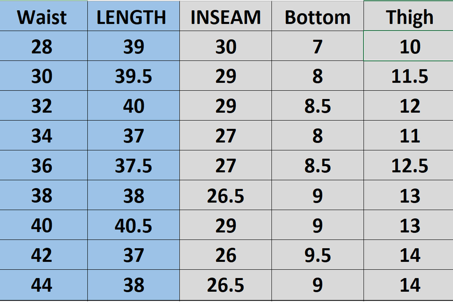 Women’s High-Waisted Cotton (Light denim)  Trousers