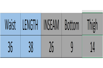 Light Wash Denim Joggers minor Defect