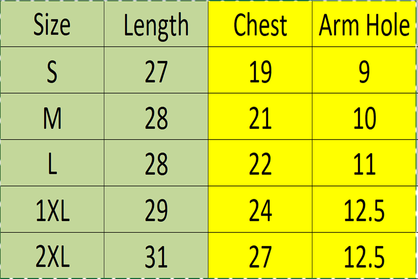 Single Jersey Tank Top