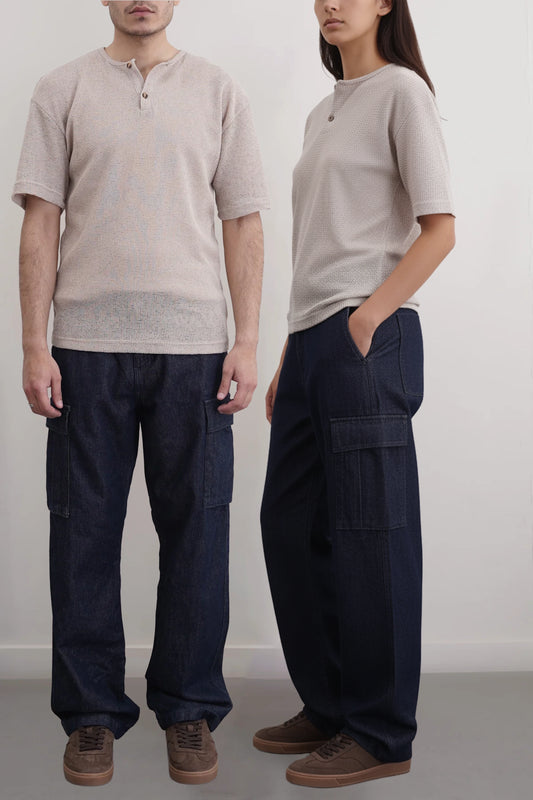 RELAXED CARGO UNISEX JEANS
