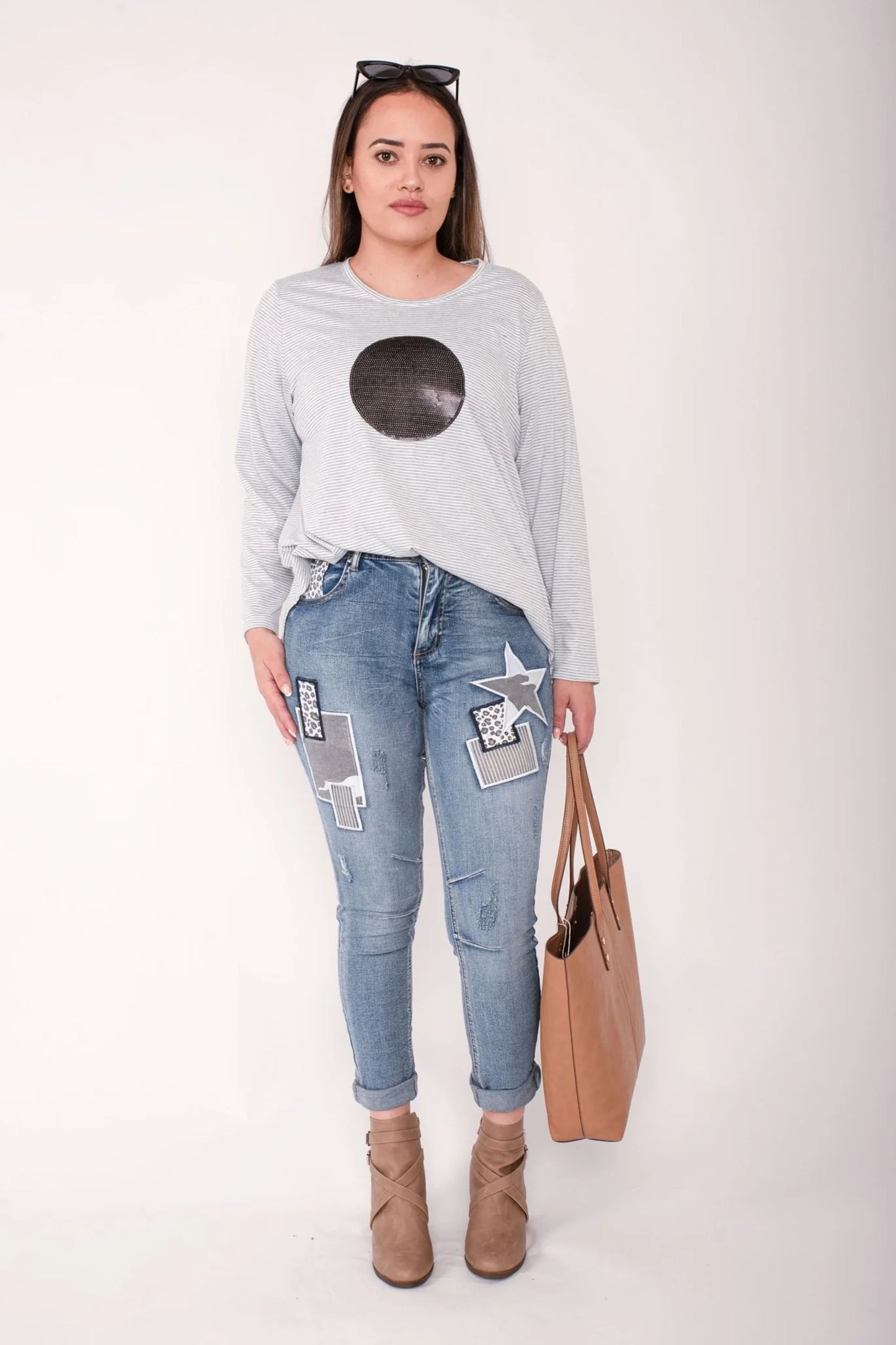 PATCH DENIM JEAN